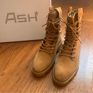 ASH Maddox Leather Desert Boot - Size 37